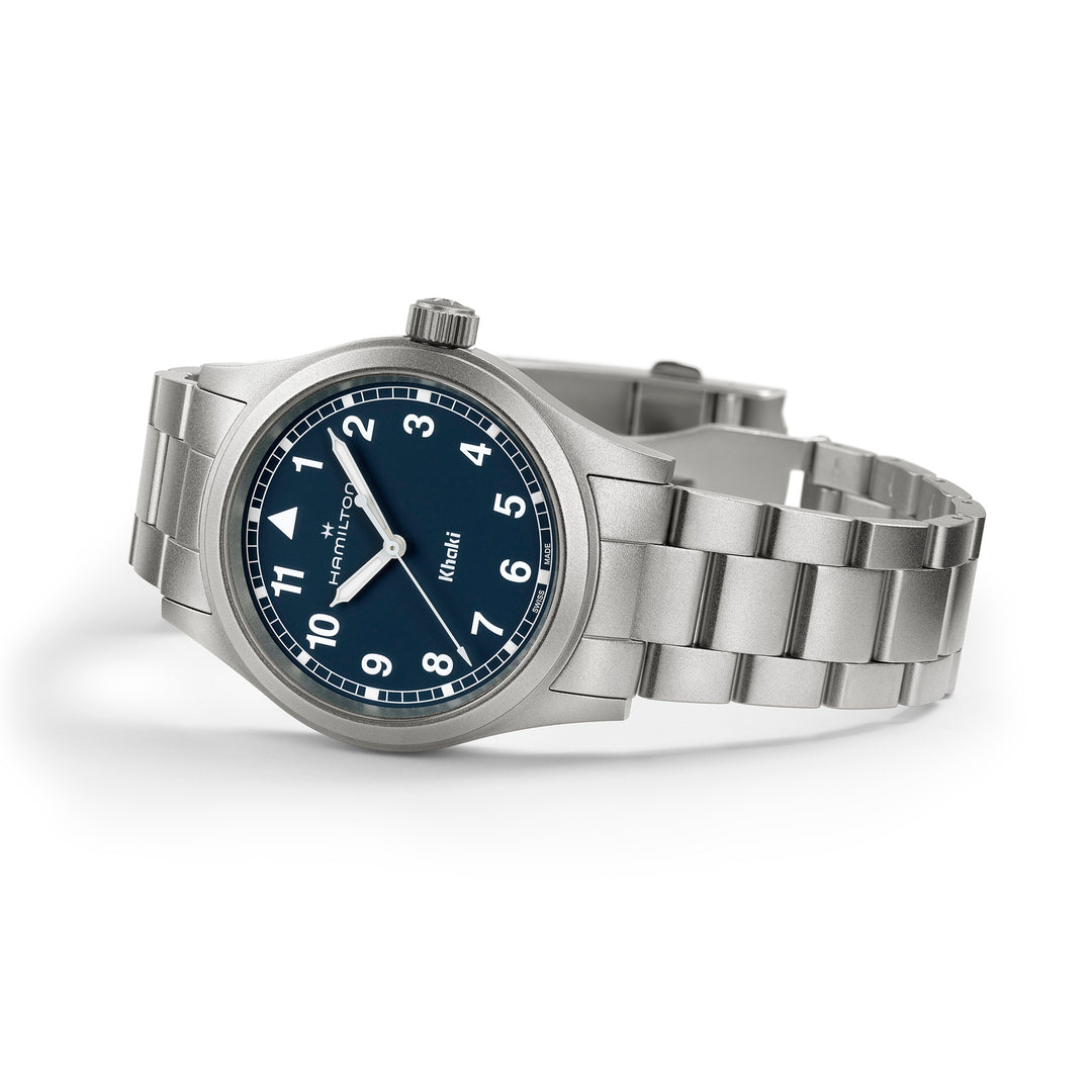 Montre Hamilton Khaki Field Quartz en acier inoxydable 38 mm H69401140