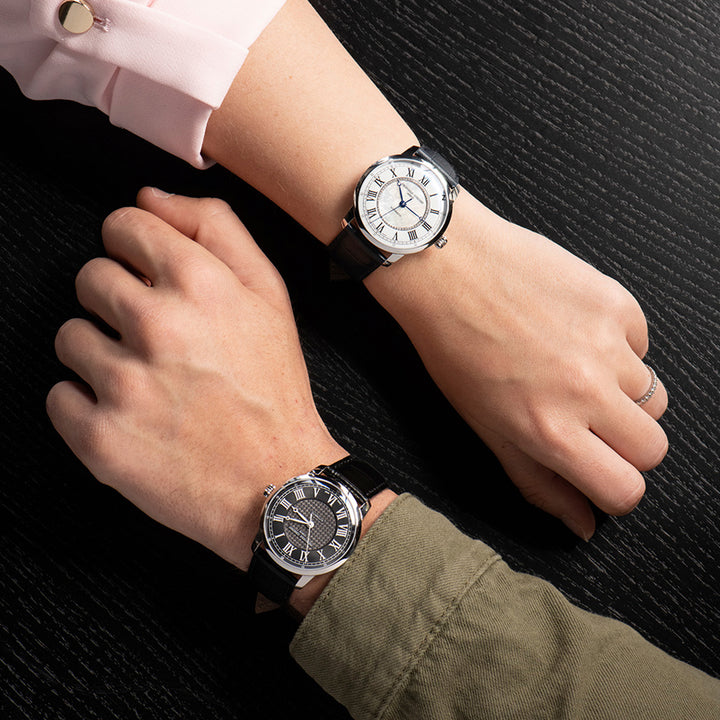 Montre Frédérique Constant Classics Premiere en acier 38.5 mm FC-301DGR3B6