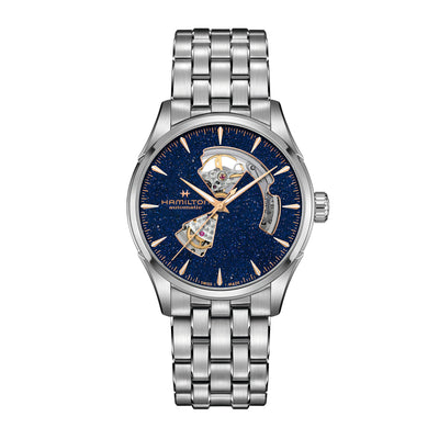 Hamilton Jazzmaster Open Heart automatic watch in stainless steel, 42mm H32705140