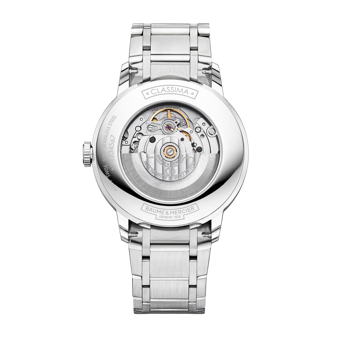 Baume & Mercier Classima 10854 automatic stainless steel watch 40 mm M0A10854