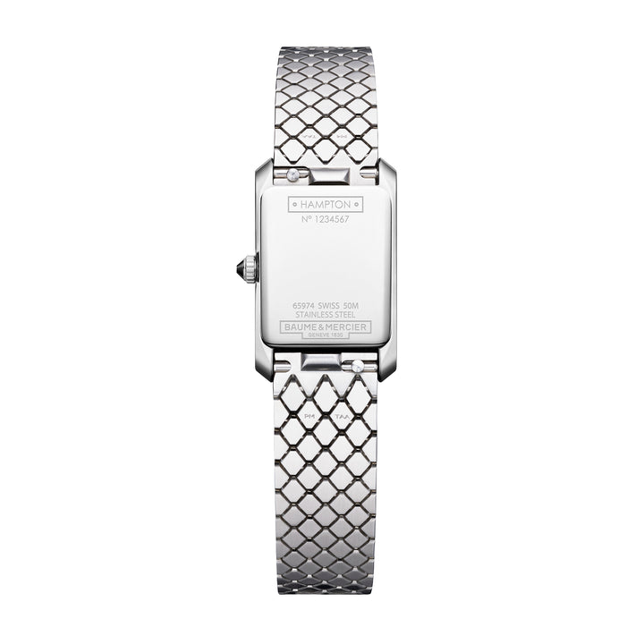 Baume & Mercier Hampton 10860 quartz stainless steel watch 28 x 17,75 mm M0A10860