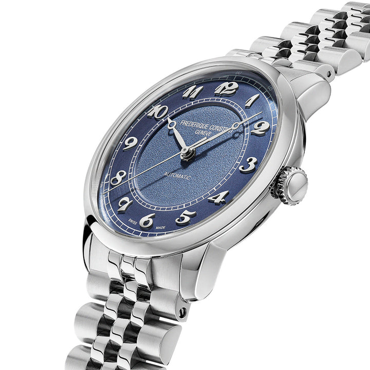 Frédérique Constant Classics Premiere watch in steel 38.5 mm FC-301BL3B6B