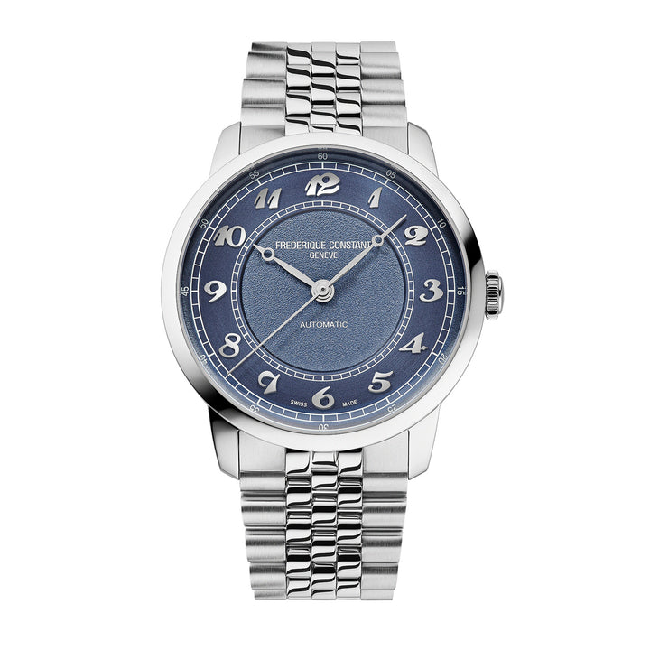 Frédérique Constant Classics Premiere watch in steel 38.5 mm FC-301BL3B6B