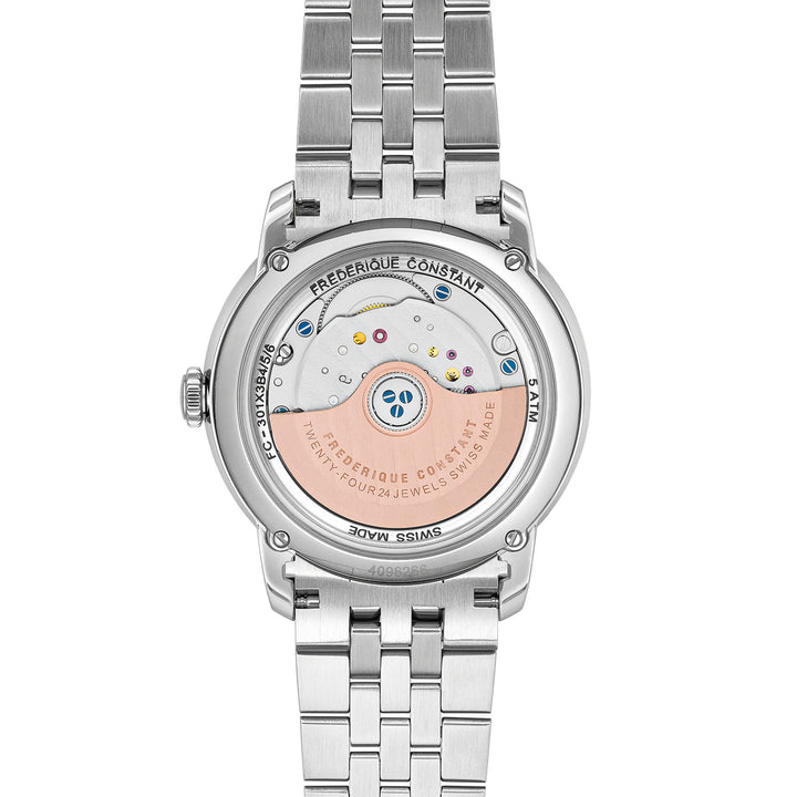 Frédérique Constant Classics Premiere watch in steel 38.5 mm FC-301BL3B6B