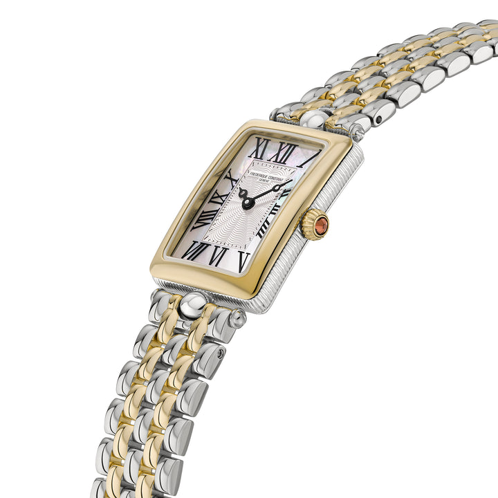 Montre Frederique Constant Classics Art Deco Carrée en acier inoxydable 28 x 20.7 mm FC-200MPW2AC3B