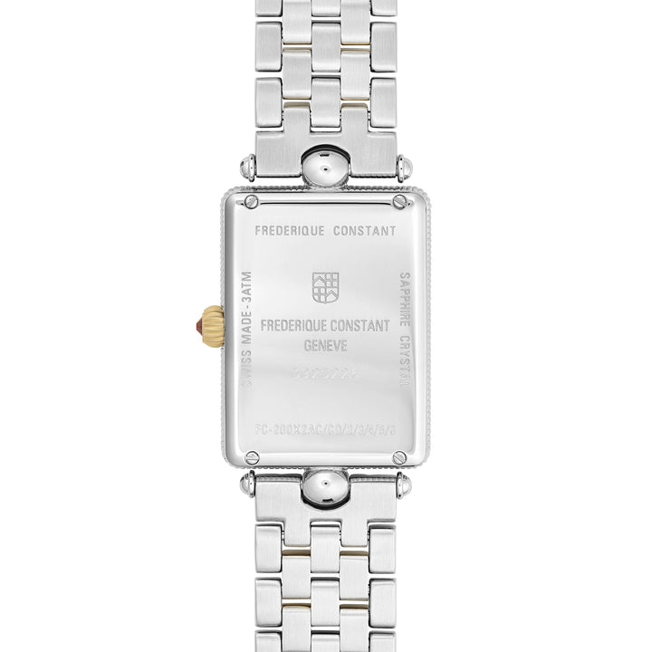 Montre Frederique Constant Classics Art Deco Carrée en acier inoxydable 28 x 20.7 mm FC-200MPW2AC3B