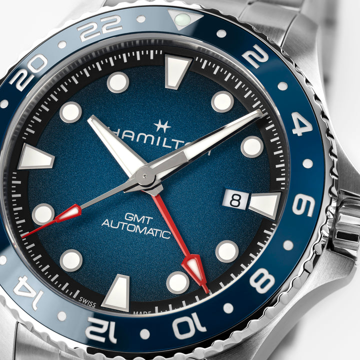 Montre Hamilton Khaki Navy Scuba automatique en acier inoxydable 43 mm H82535140