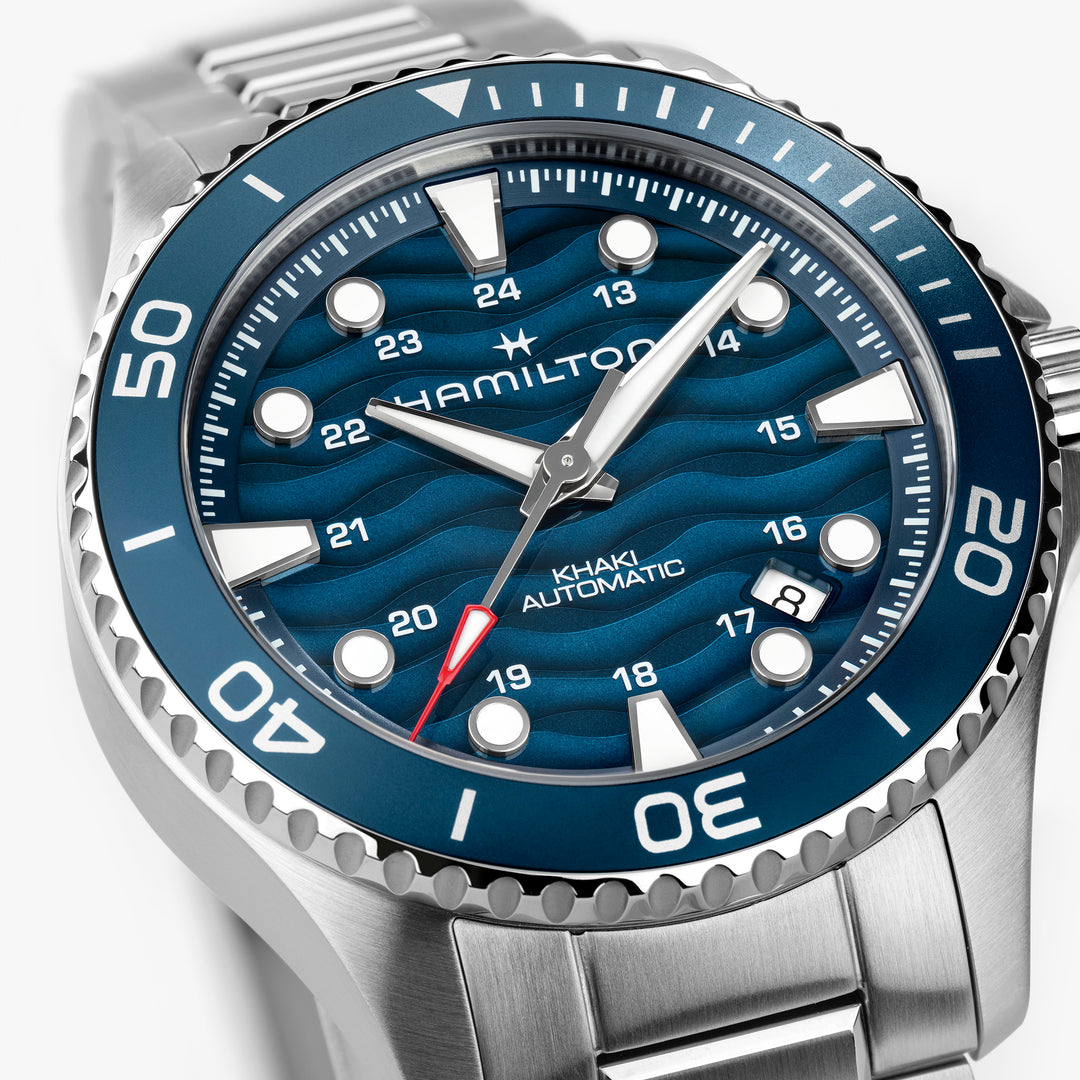 Montre Hamilton Khaki Navy Scuba automatique en acier inoxydable 40 mm H82425140