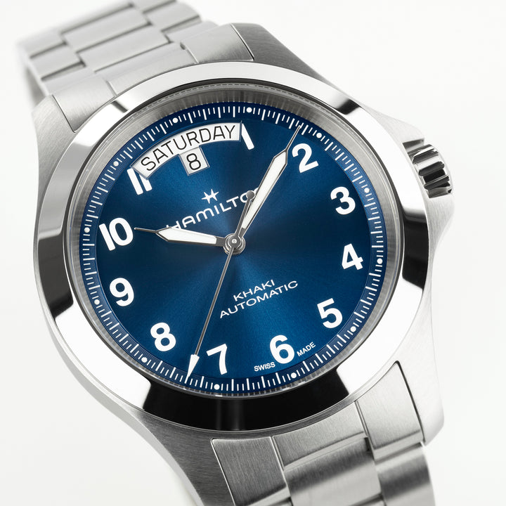 Montre Hamilton Khaki Field King automatique en acier inoxydable 40 mm H64475140