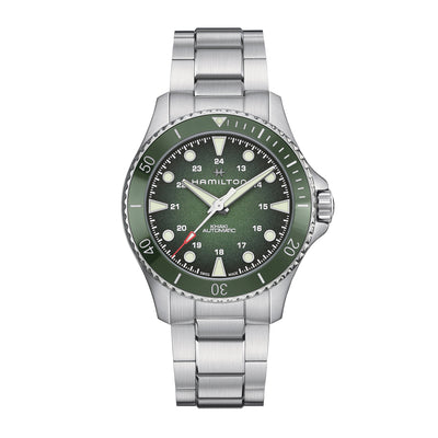 Montre Hamilton Khaki Navy Scuba Auto automatique en acier inoxydable 43 mm H82525160