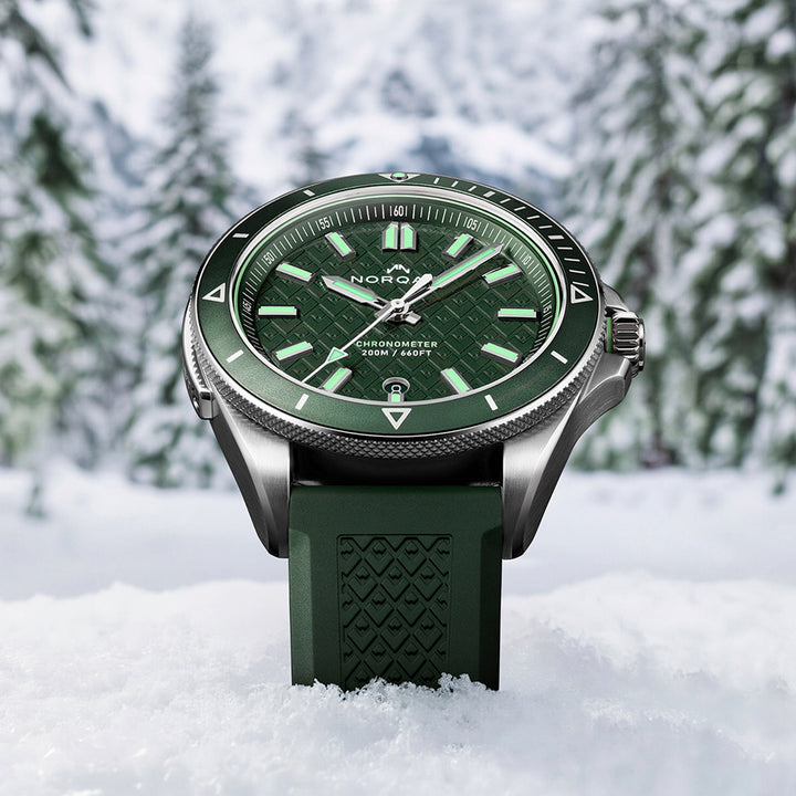 Montre NORQAIN Adventure automatique en acier inoxydable bracelet caoutchouc 40 mm N1300.08S02.E01