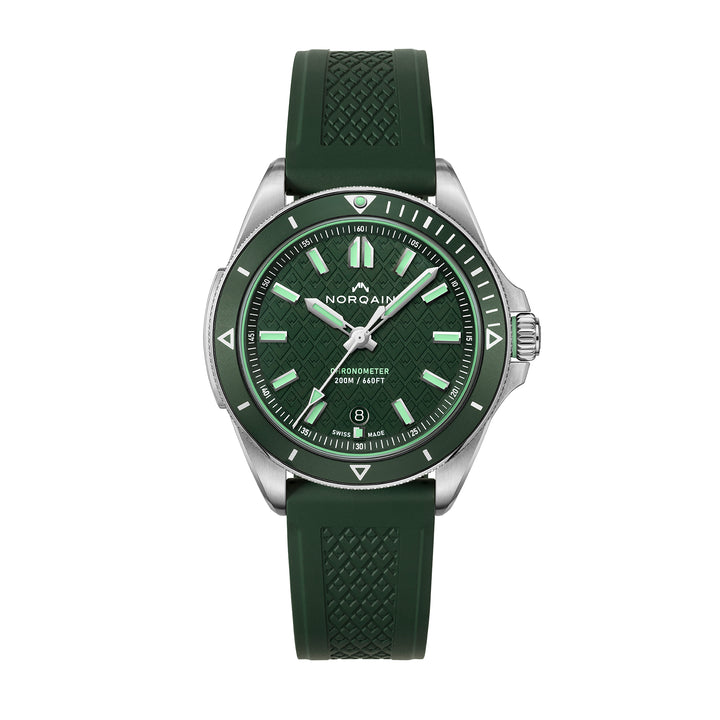 Montre NORQAIN Adventure automatique en acier inoxydable bracelet caoutchouc 40 mm N1300.08S02.E01