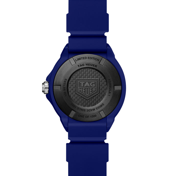 Montre TAG Heuer Formula 1 Solargraph quartz solaire en TH-Polylight bracelet caoutchouc 38 mm WBY1162.FT8105