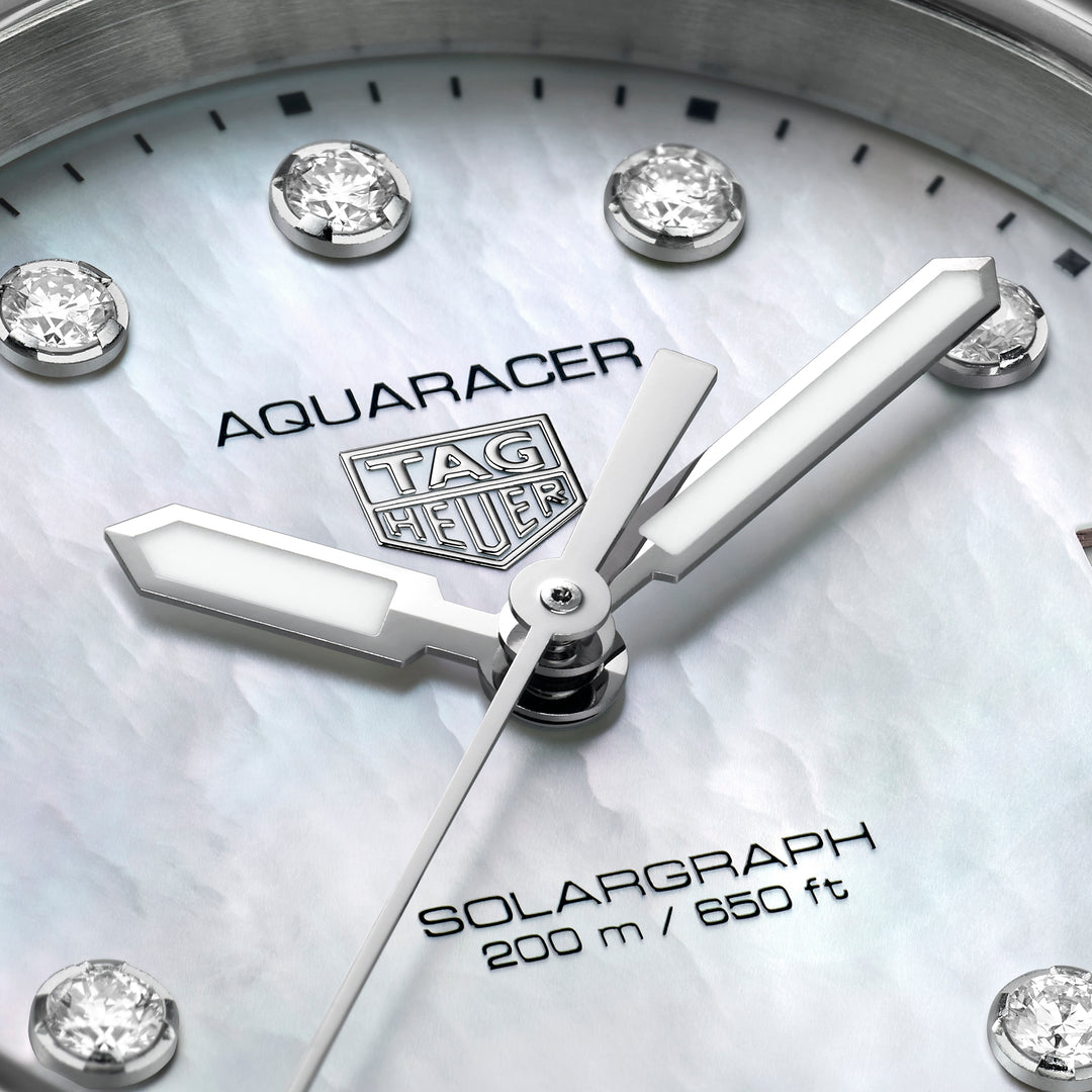 Montre TAG Heuer Aquaracer Professional 200 Solargraph quartz solaire en acier inoxydable 34 mm WBP1313.BA0005