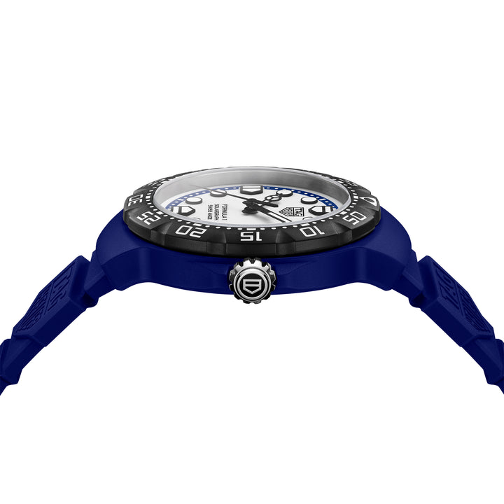 Montre TAG Heuer Formula 1 Solargraph quartz solaire en TH-Polylight bracelet caoutchouc 38 mm WBY1162.FT8105