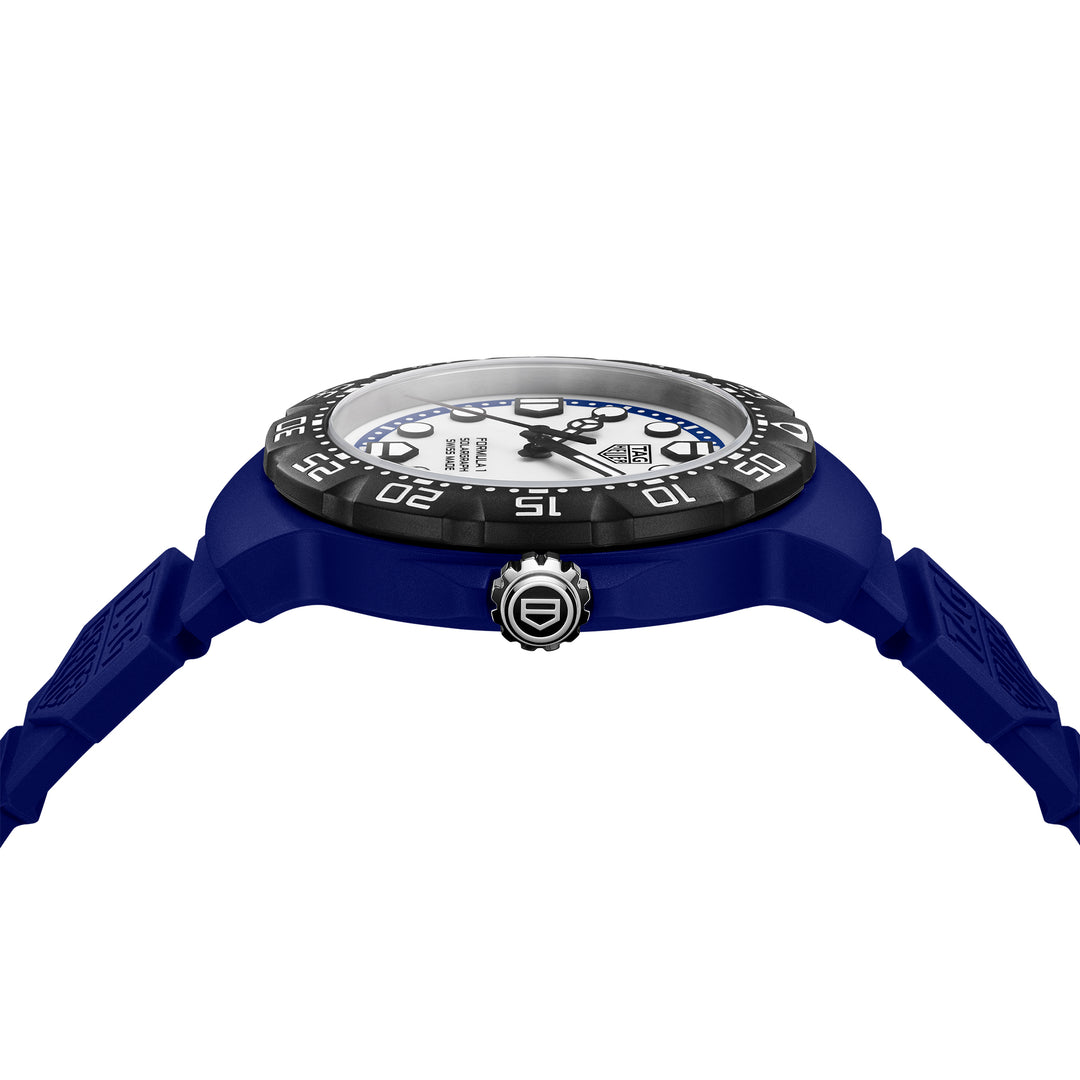 Montre TAG Heuer Formula 1 Solargraph en TH-Polylight bracelet caoutchouc 38 mm WBY1162.FT8105