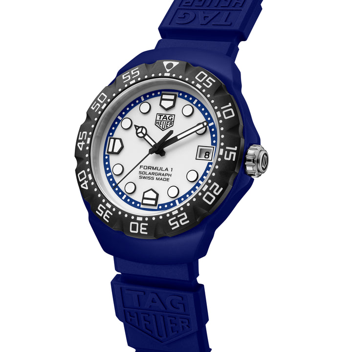 Montre TAG Heuer Formula 1 Solargraph en TH-Polylight bracelet caoutchouc 38 mm WBY1162.FT8105
