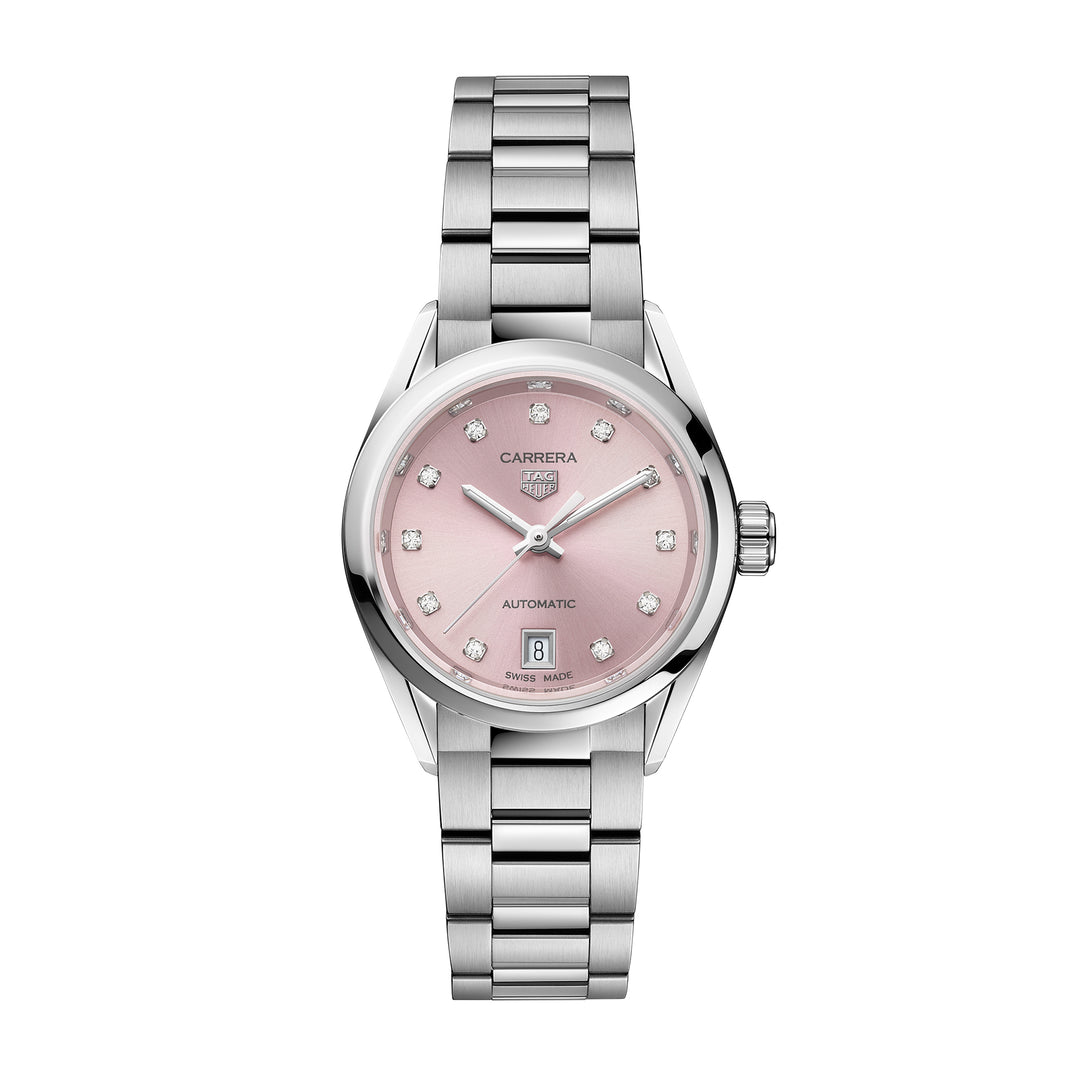 TAG Heuer Carrera Date automatic watch in stainless steel, 29 mm WBN2416.BA0621