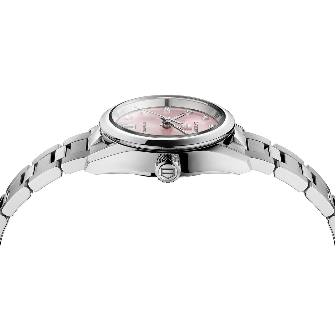 TAG Heuer Carrera Date automatic watch in stainless steel, 29 mm WBN2416.BA0621