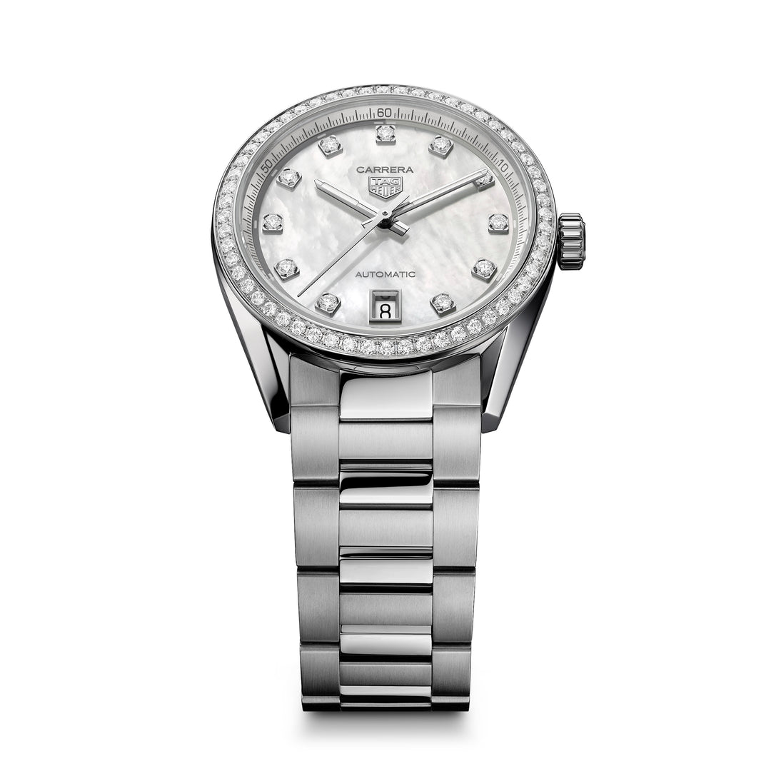 TAG Heuer Carrera Date automatic stainless steel watch 36 mm WBN231E.BA0001