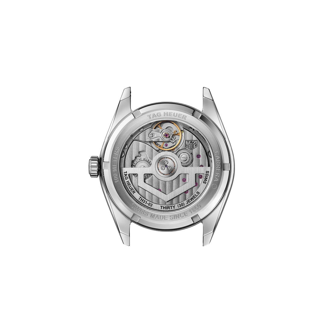 Montre TAG Heuer Carrera Date Twin-Time automatique en acier inoxydable 41 mm WDA2114.BA0043