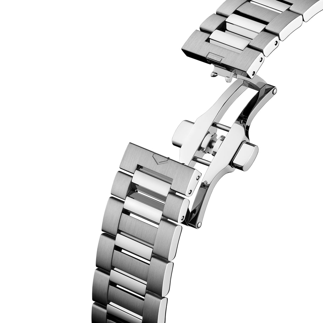 Montre TAG Heuer Carrera Date Twin-Time automatique en acier inoxydable 41 mm WDA2114.BA0043