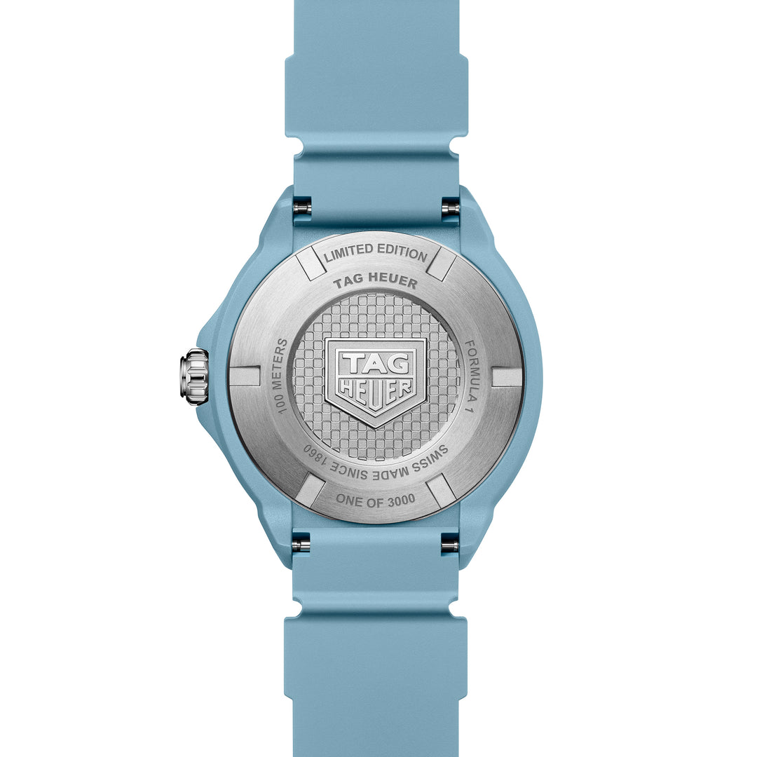 Montre TAG Heuer Formula 1 Solargraph quartz solaire en TH-Polylight bracelet caoutchouc 38 mm WBY1163.FT8113