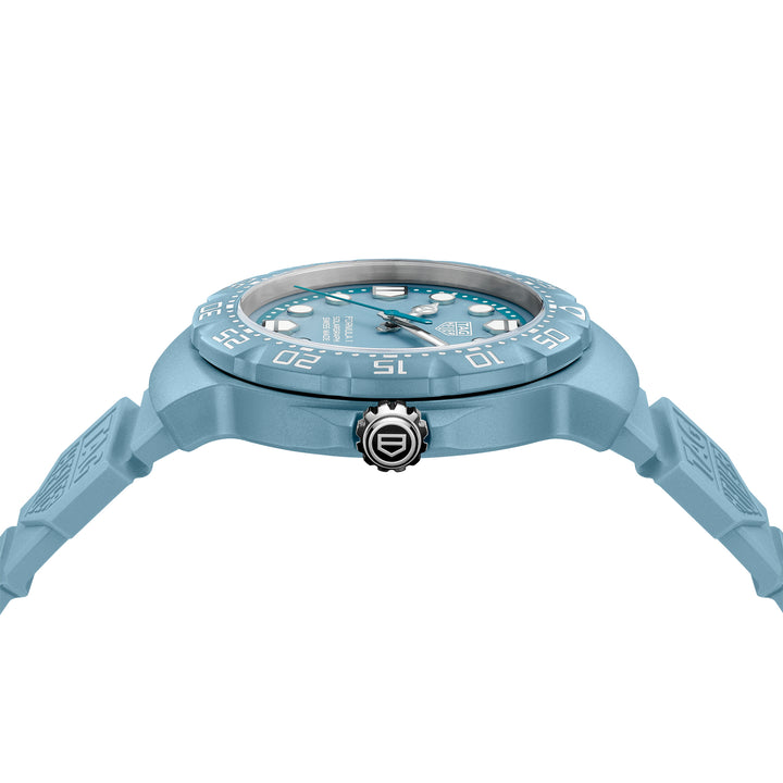 Montre TAG Heuer Formula 1 Solargraph quartz solaire en TH-Polylight bracelet caoutchouc 38 mm WBY1163.FT8113