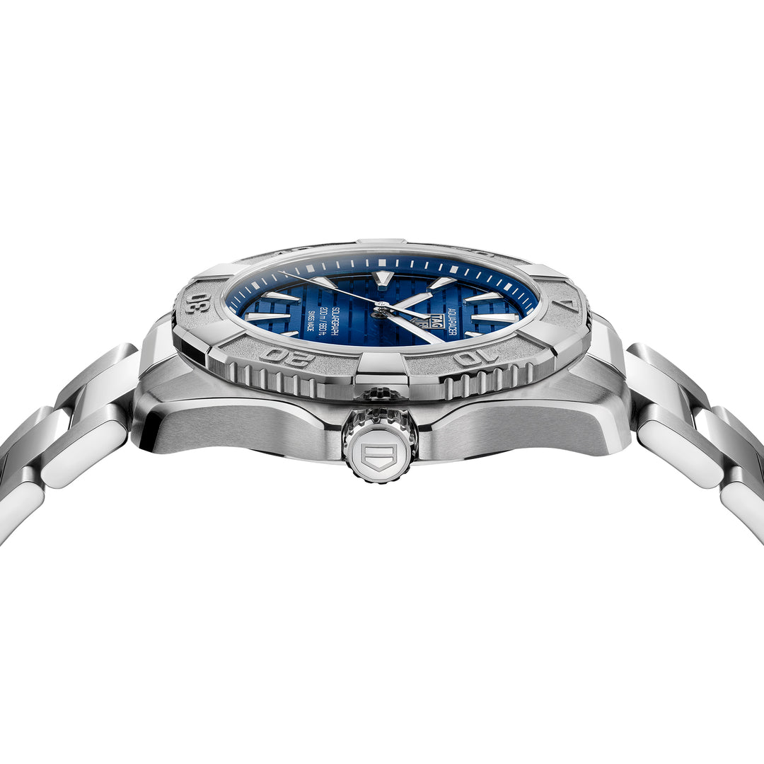 Montre TAG Heuer Aquaracer Professional 200 Solargraph quartz solaire en acier inoxydable 40 mm WBP1117.BA0047