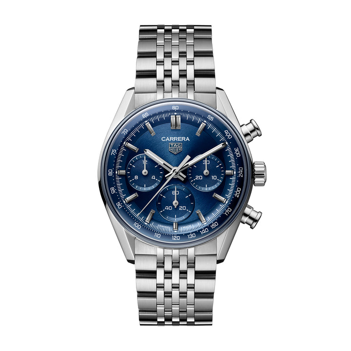 TAG Heuer Carrera automatic chronograph watch in stainless steel, 41 mm, CBS2113.BA0053