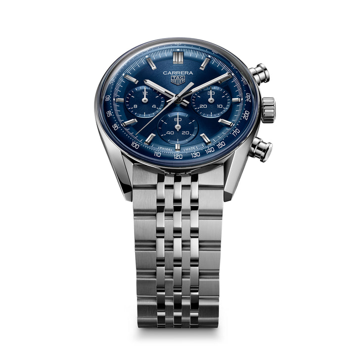 TAG Heuer Carrera automatic chronograph watch in stainless steel, 41 mm, CBS2113.BA0053