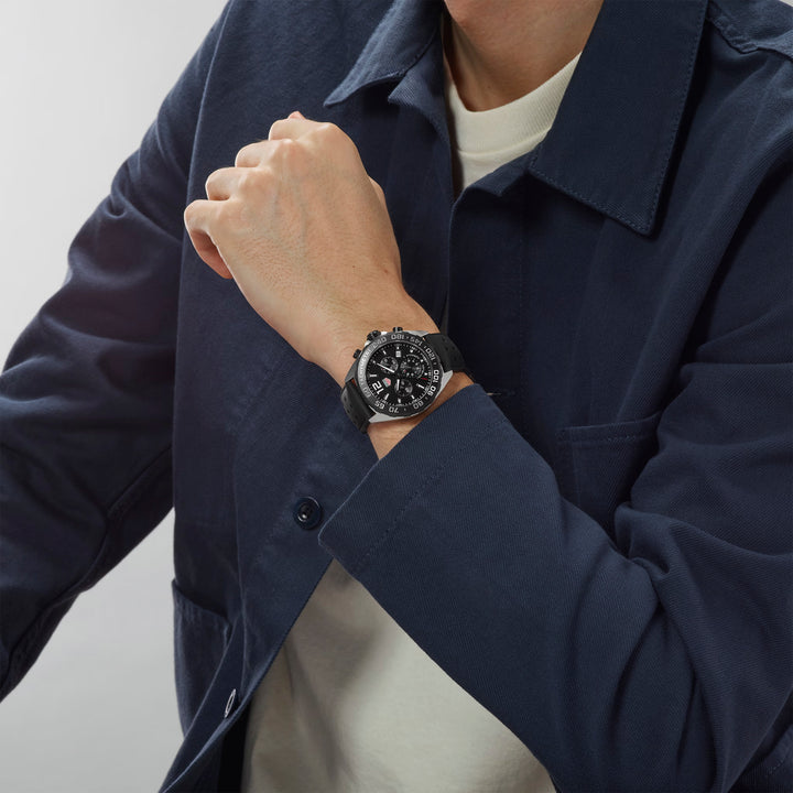 TAG Heuer Formula 1 Chronograph quartz watch in stainless steel with a rubber strap, 43 mm CAZ1010.FT8024
