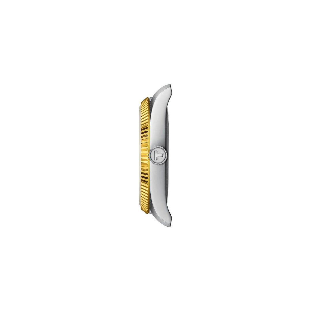 Tissot Ballade quartz watch in two-tone stainless steel with yellow gold PVD coating 34 mm T156.210..22.031.00