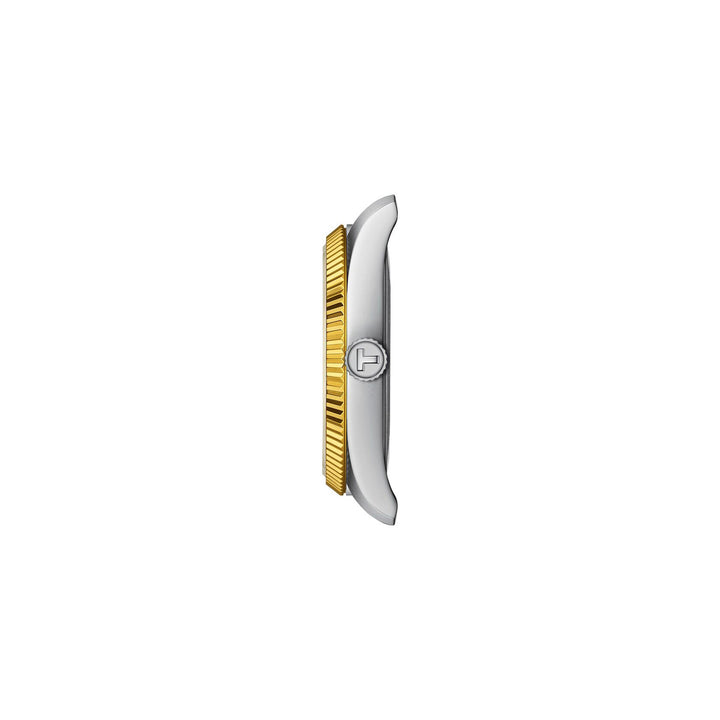 Tissot Ballade quartz watch in two-tone stainless steel with yellow gold PVD coating 34 mm T156.210..22.031.00
