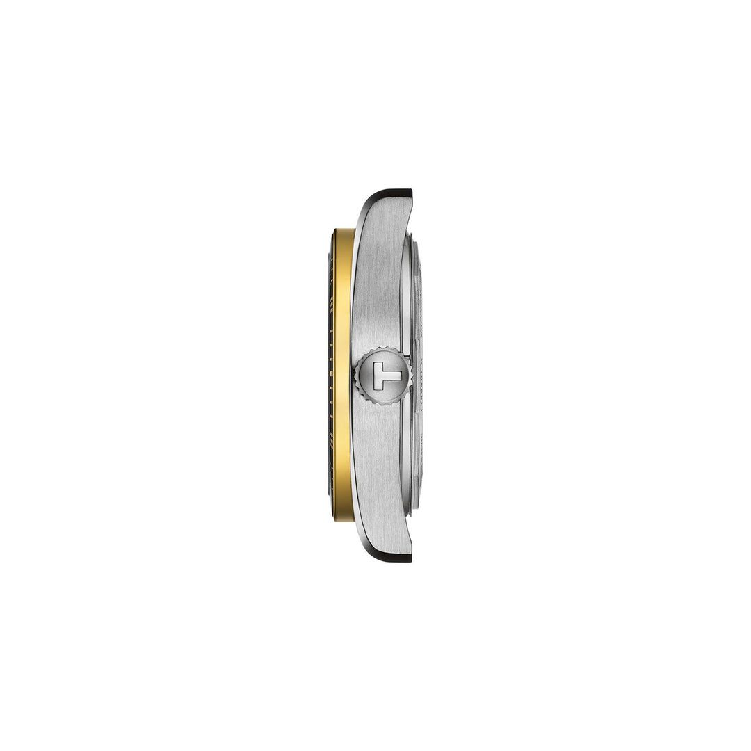 Tissot PR516 Powermatic 80 automatic watch in two-tone stainless steel with yellow gold PVD coating 38 mm T149.407.22.011.00