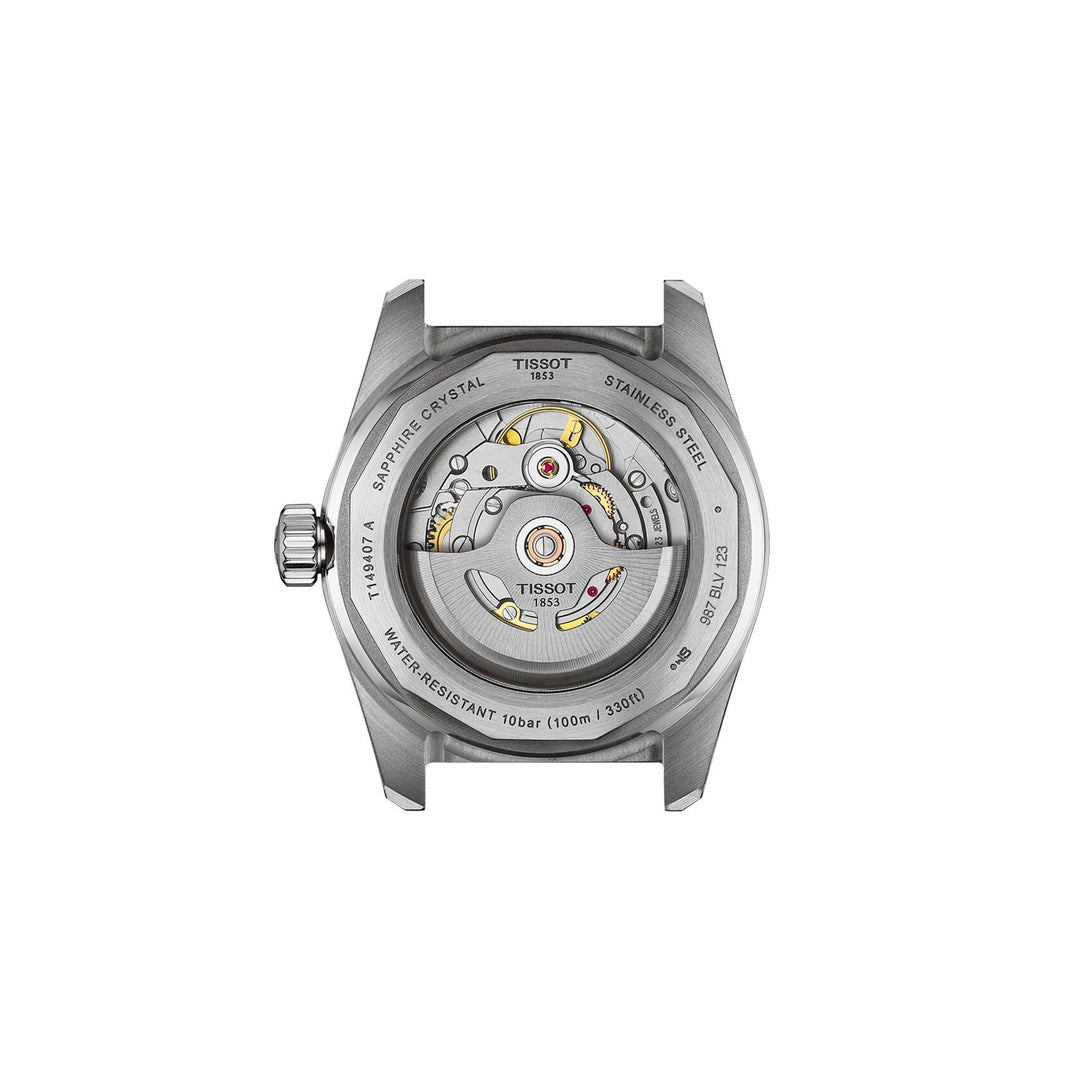 Tissot PR516 Powermatic 80 automatic watch in two-tone stainless steel with yellow gold PVD coating 38 mm T149.407.22.011.00