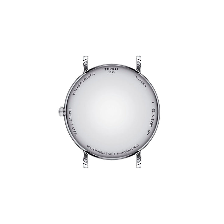 Montre Tissot Everytime quartz 40 mm en acier inoxydable T143.410.11.041.00
