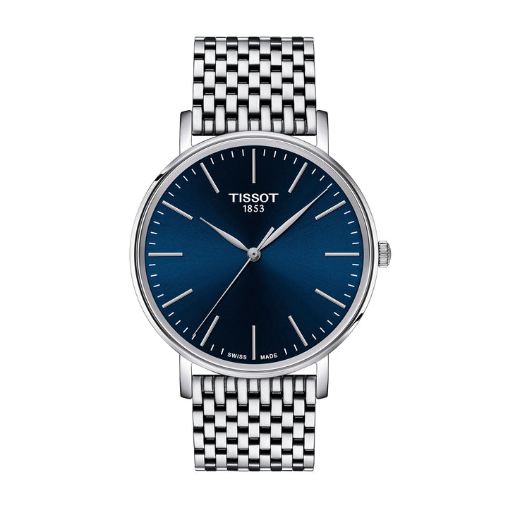 Montre Tissot Everytime quartz 40 mm en acier inoxydable T143.410.11.041.00