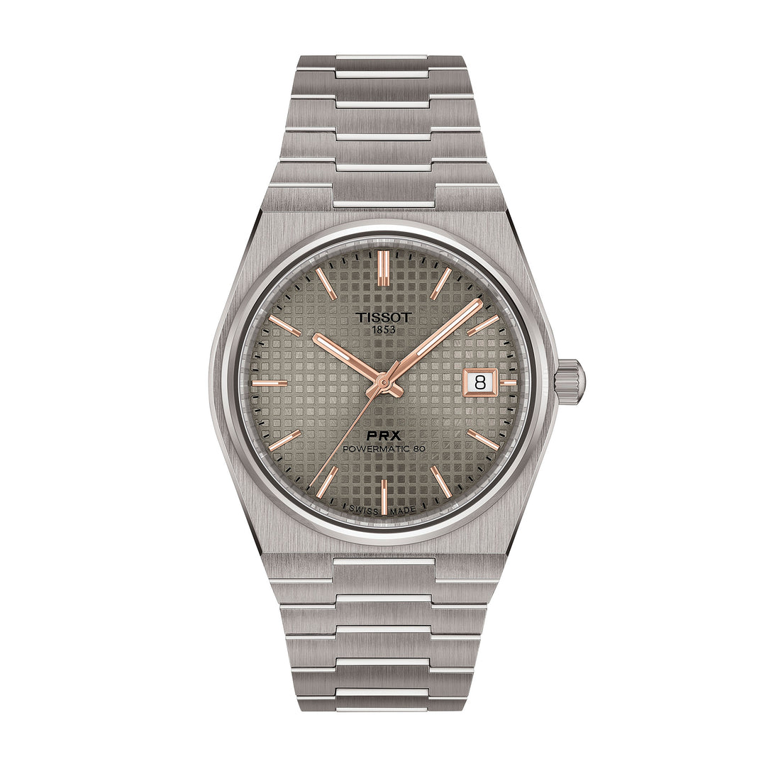 Tissot PRX Powermatic 80 automatic titanium watch 38 mm T137.807.44.061.00