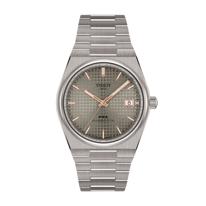 Tissot PRX Powermatic 80 automatic titanium watch 38 mm T137.807.44.061.00