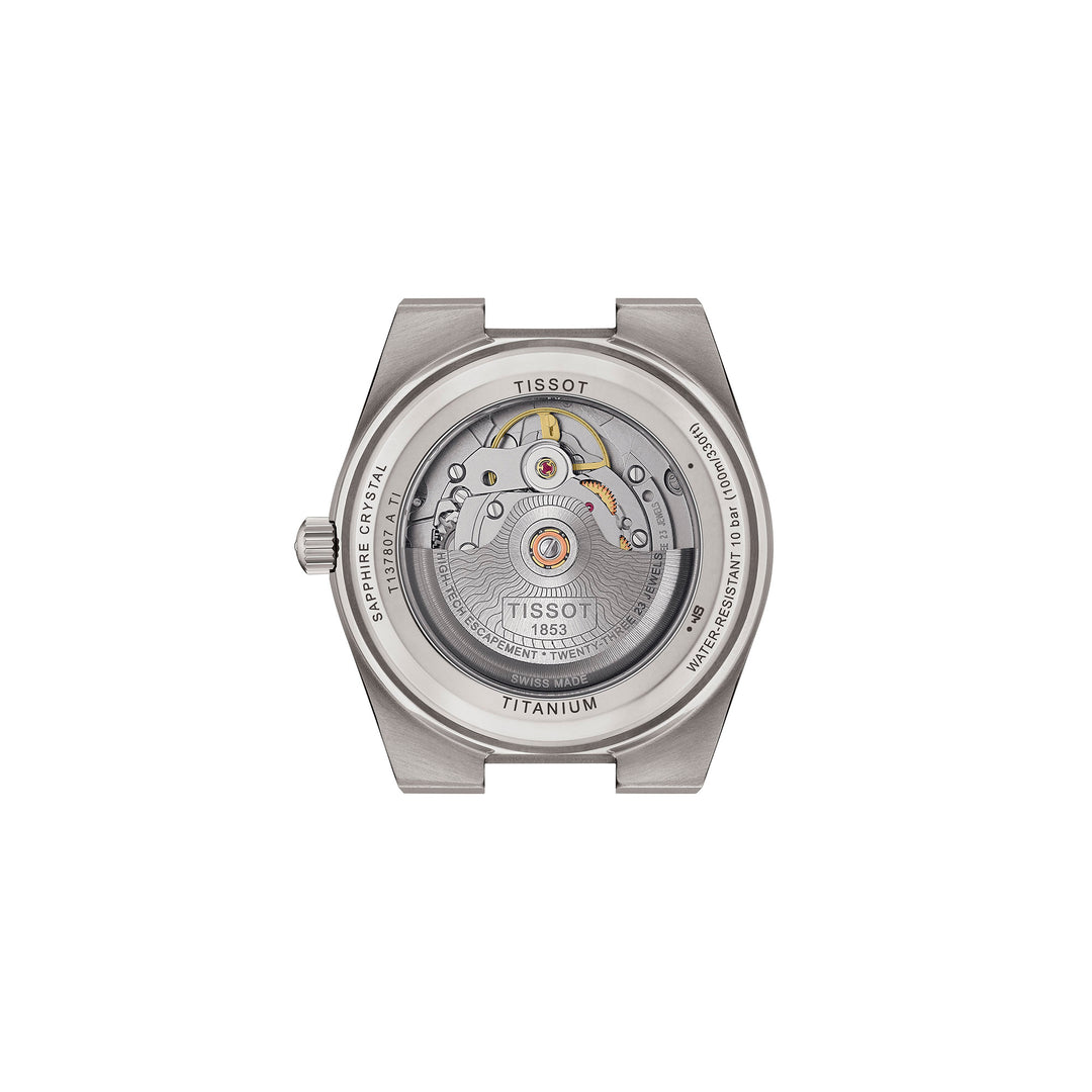 Tissot PRX Powermatic 80 automatic titanium watch 38 mm T137.807.44.061.00