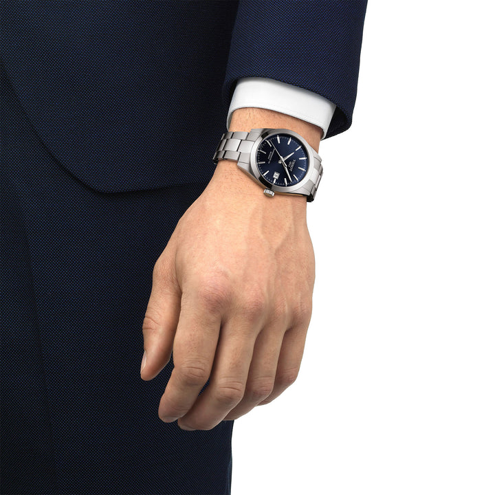 Montre Tissot Gentleman Powermatic 80 automatique en acier inoxydable 40 mm T127.407.11.041.00