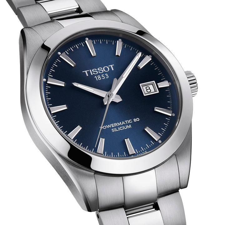 Montre Tissot Gentleman Powermatic 80 automatique en acier inoxydable 40 mm T127.407.11.041.00