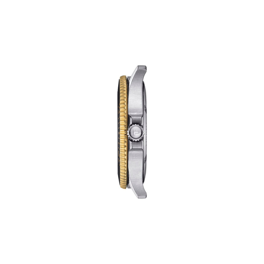 Montre Tissot Seastar 1000 quartz en acier inoxydable bi-ton revêtement PVD or jaune 40 mm T120.410..22.051.00
