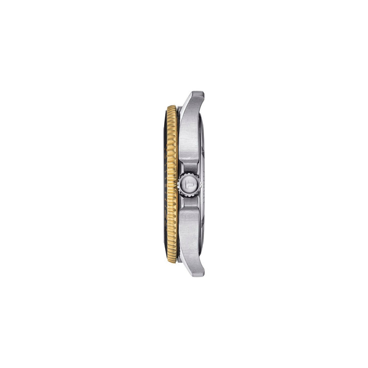 Montre Tissot Seastar 1000 quartz en acier inoxydable bi-ton revêtement PVD or jaune 40 mm T120.410..22.051.00