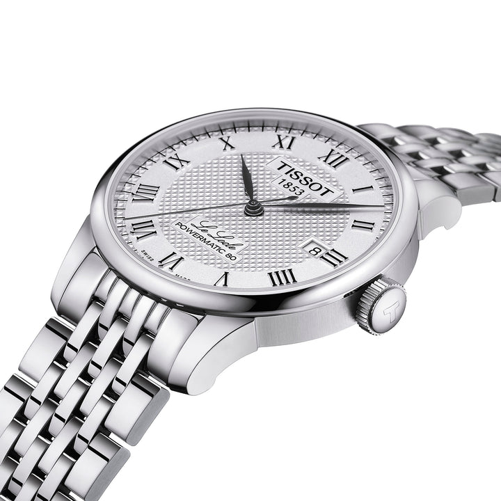 Montre Tissot Le Locle Powermatic 80 automatique en acier inoxydable 39.3 mm T006.407.11.033.00