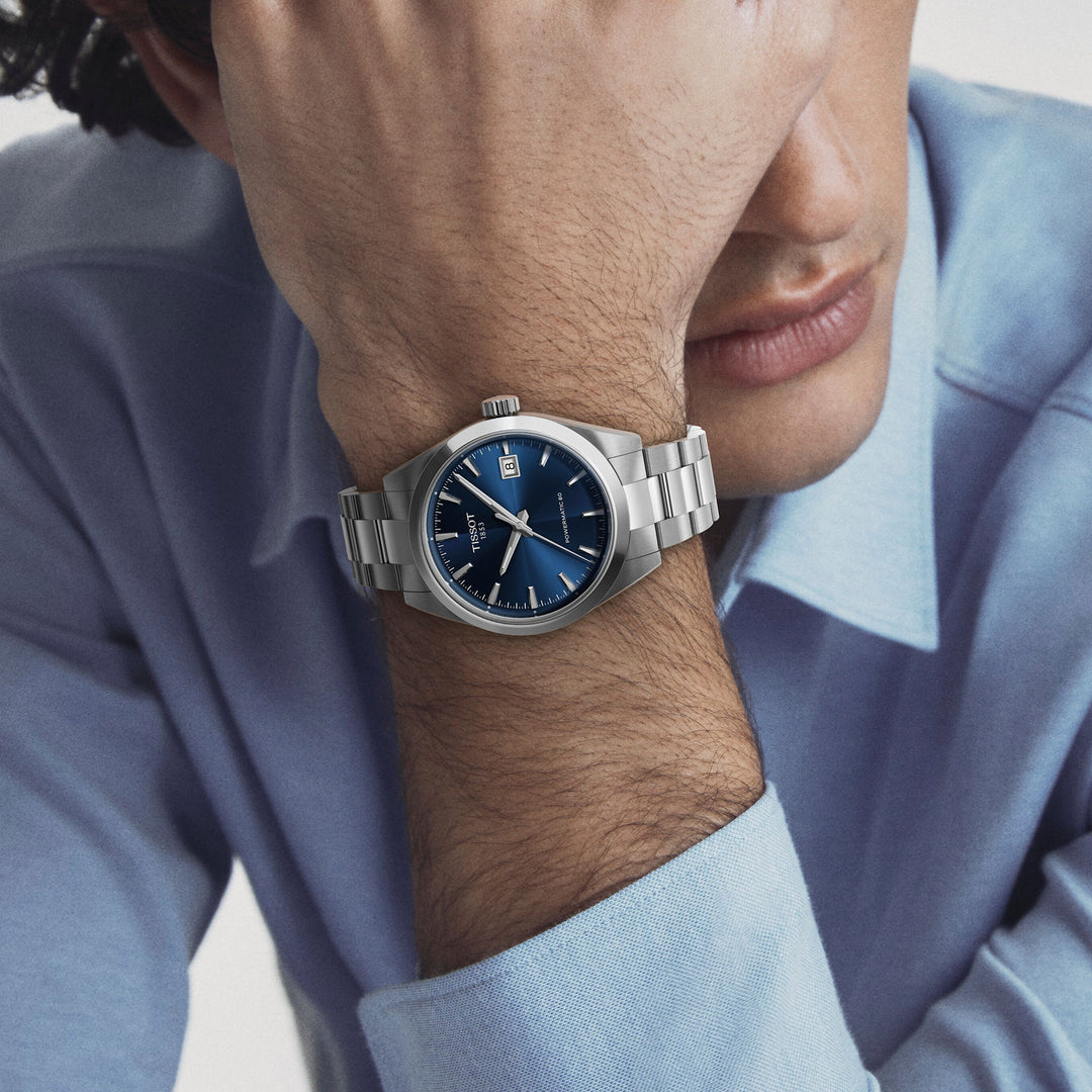 Montre Tissot Gentleman automatique 38mm en acier inoxydable T165.807.11.041.00