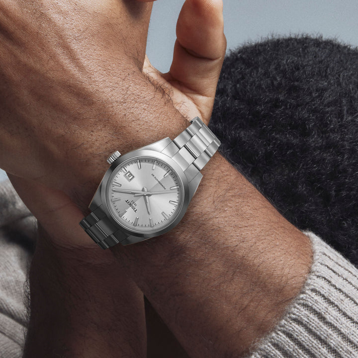 Montre Tissot Gentleman Powermatic 80 automatique en acier inoxydable 38 mm T165.807.11.031.00