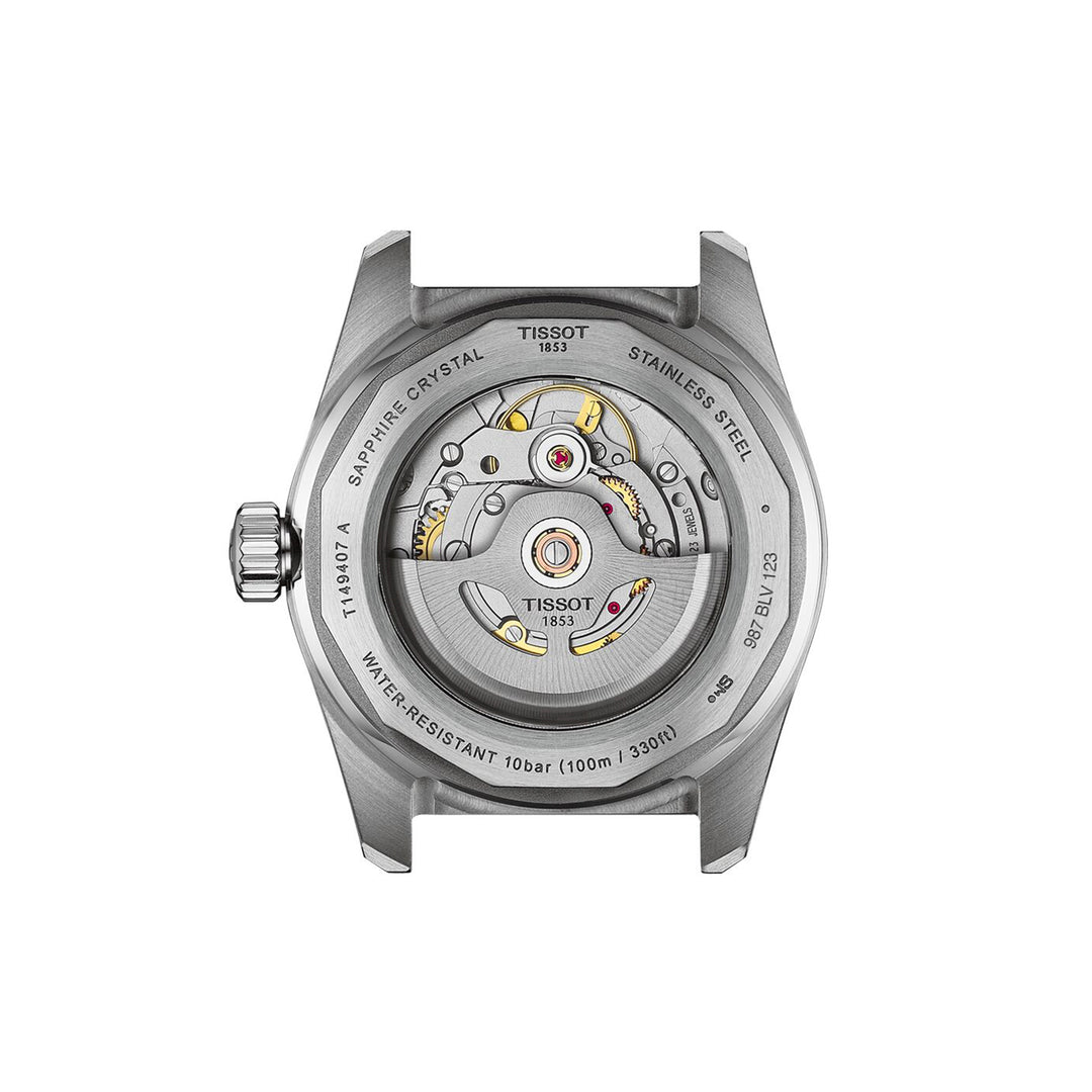 Montre Tissot PR516 automatique 38 mm en cuir T149.407.16.051.00