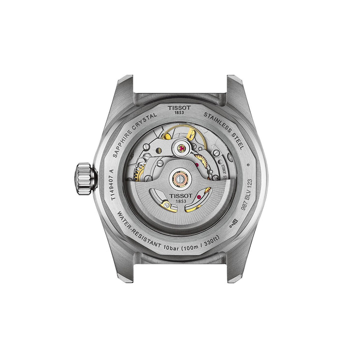 Montre Tissot PR516 automatique 38 mm en cuir T149.407.16.051.00